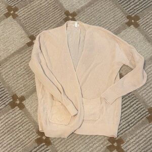 Women's light pink cardigan Sweater